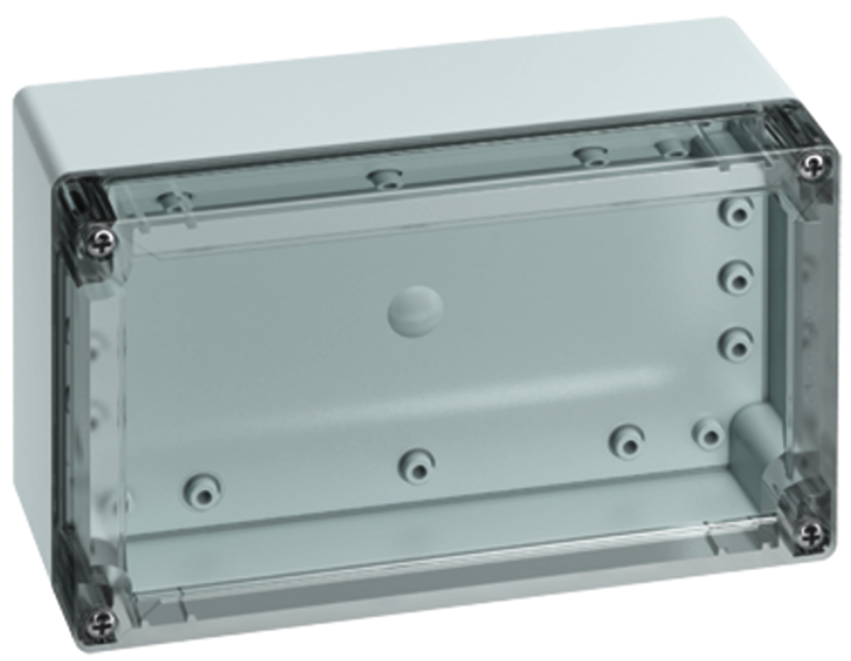 Spelsberg TG Series Grey Polycarbonate Enclosure, IP66, IP67, Grey Lid, 202 x 122 x 90mm