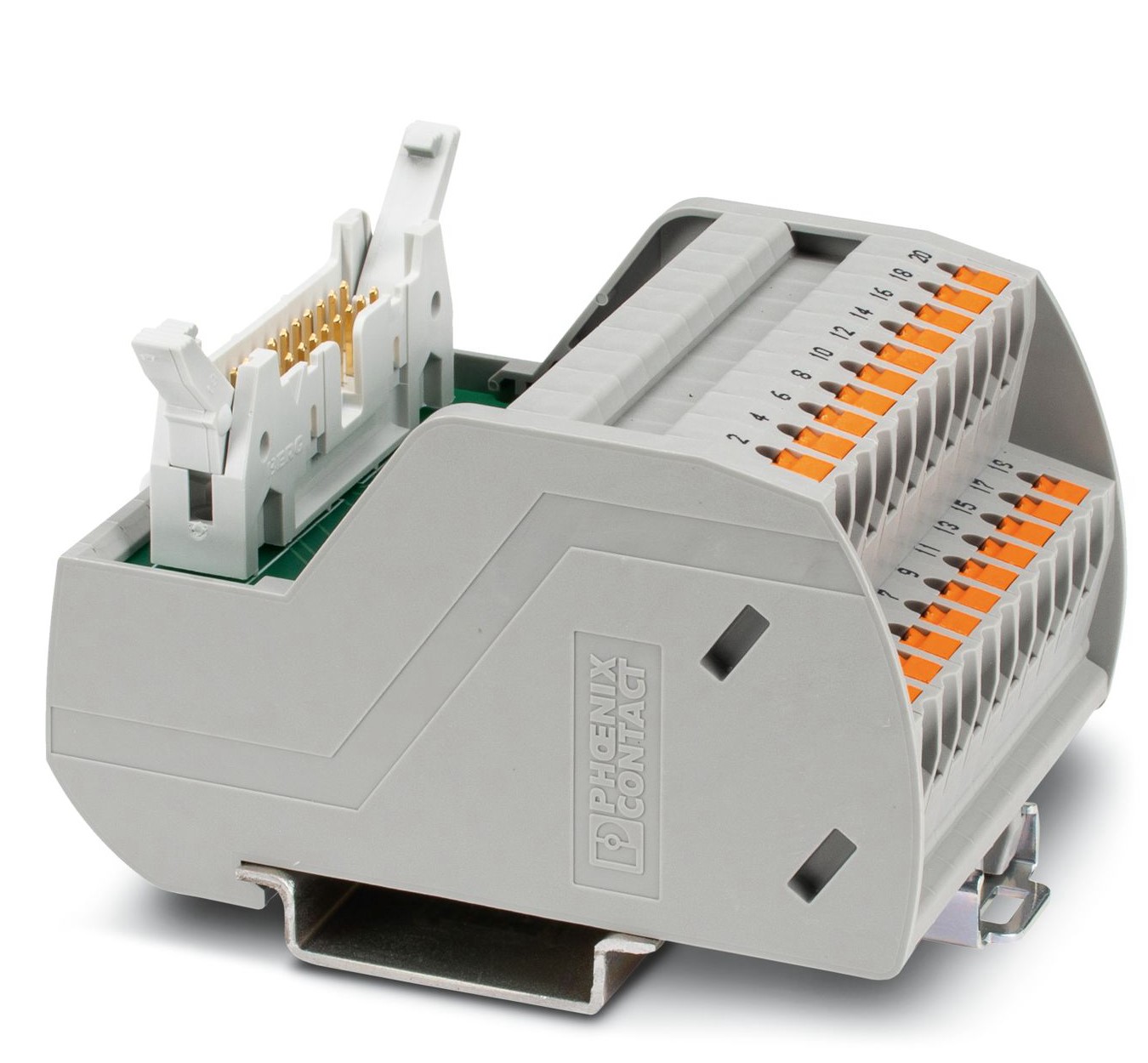 Phoenix Contact VIP-2/PT/FLK20 Series Interface Module, DIN Rail