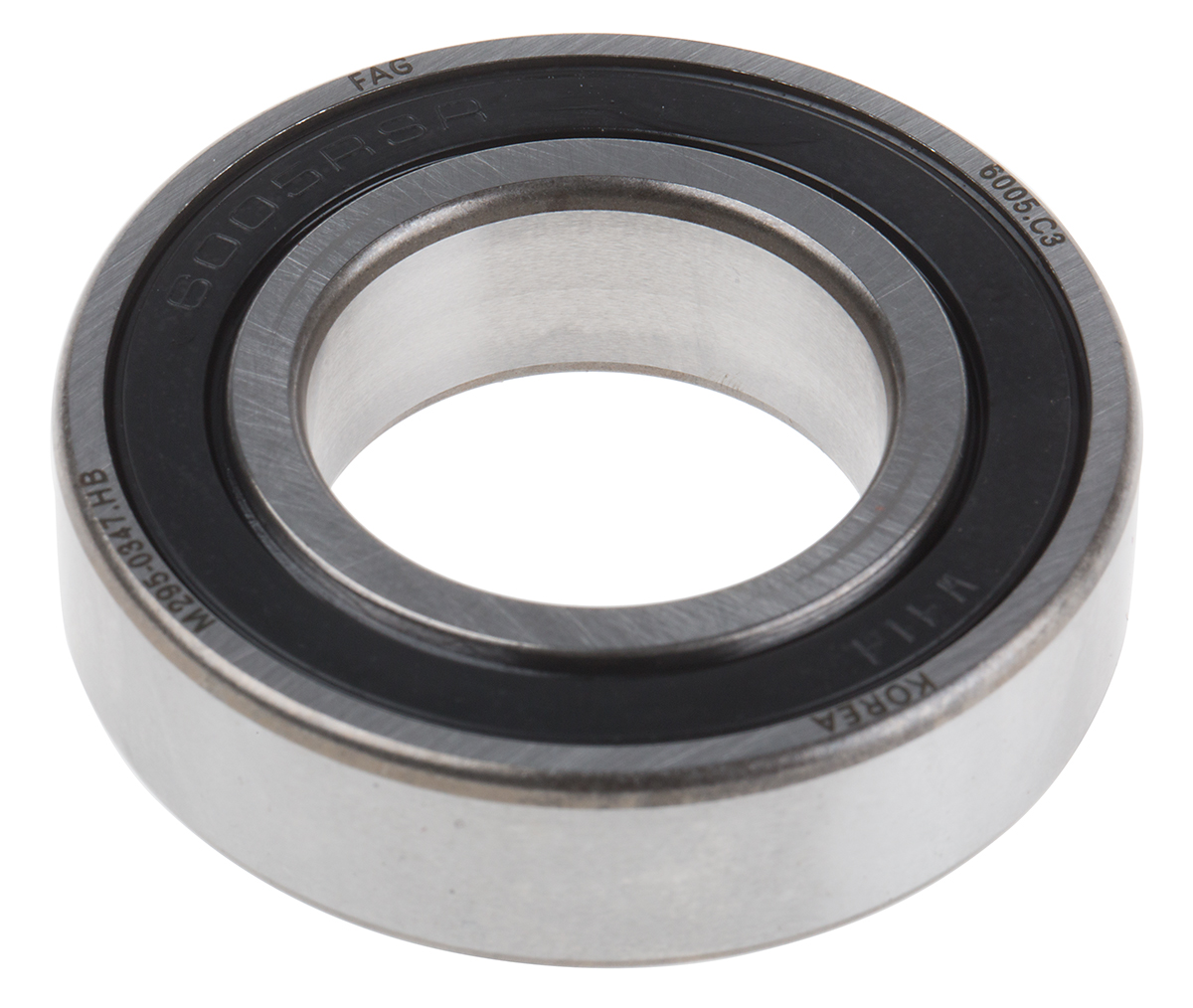 FAG 6005-C-2HRS-C3 1 Row Ball Bearing - 25 mm ID, 47 mm OD