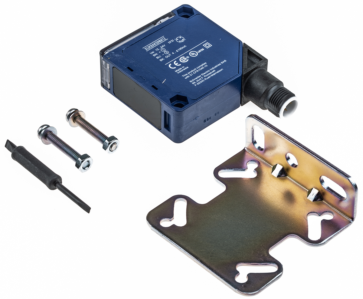 Telemecanique Sensors Diffuse Photoelectric Sensor, Compact Sensor, 1 m Detection Range