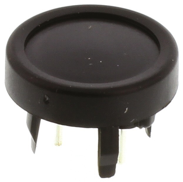 Schurter Black Tactile Switch, SPST 125 mA @ 48 V dc