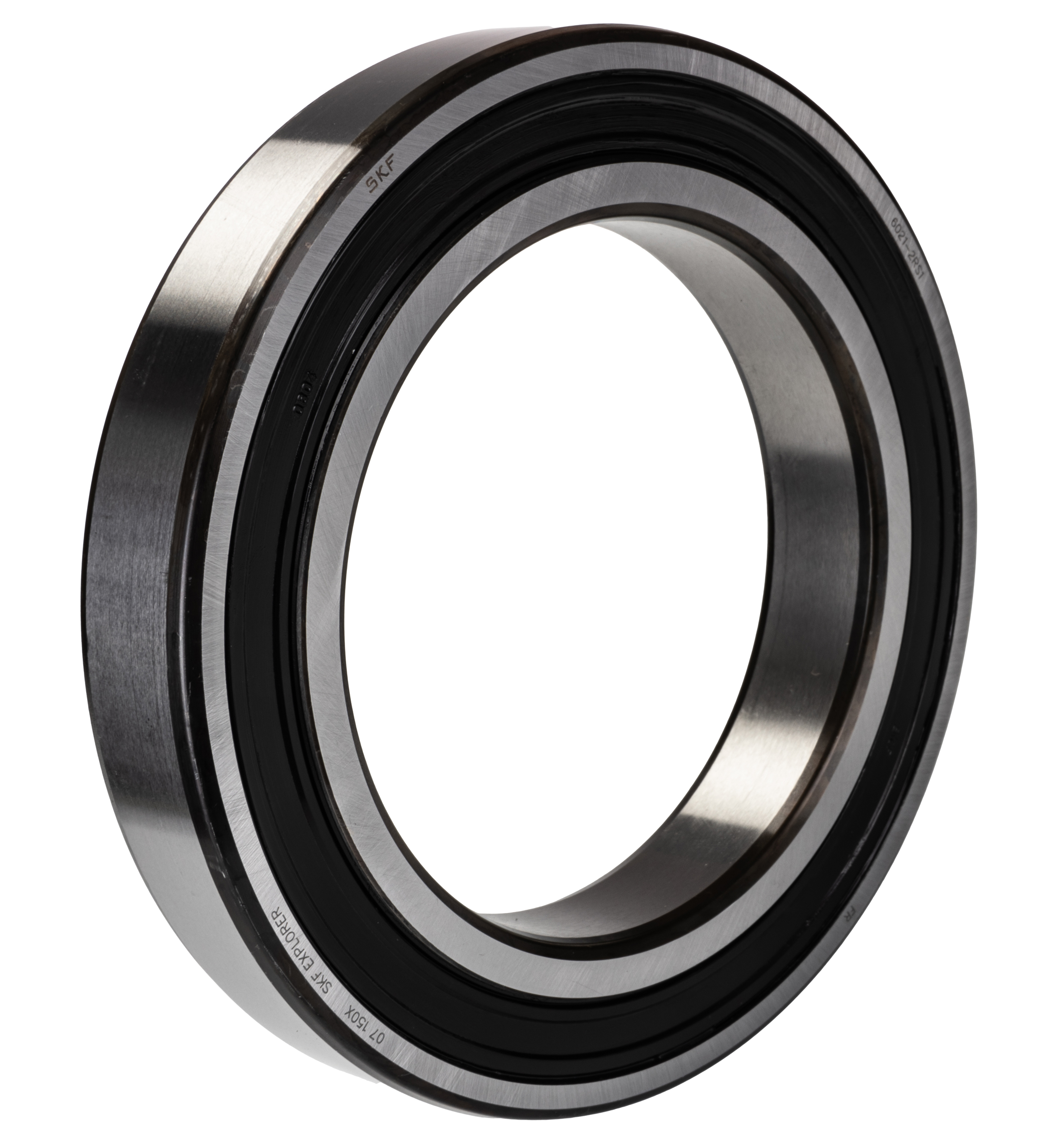SKF 6021-2RS1 1 Row Deep Groove Ball Bearing - 105 mm ID, 160 mm OD