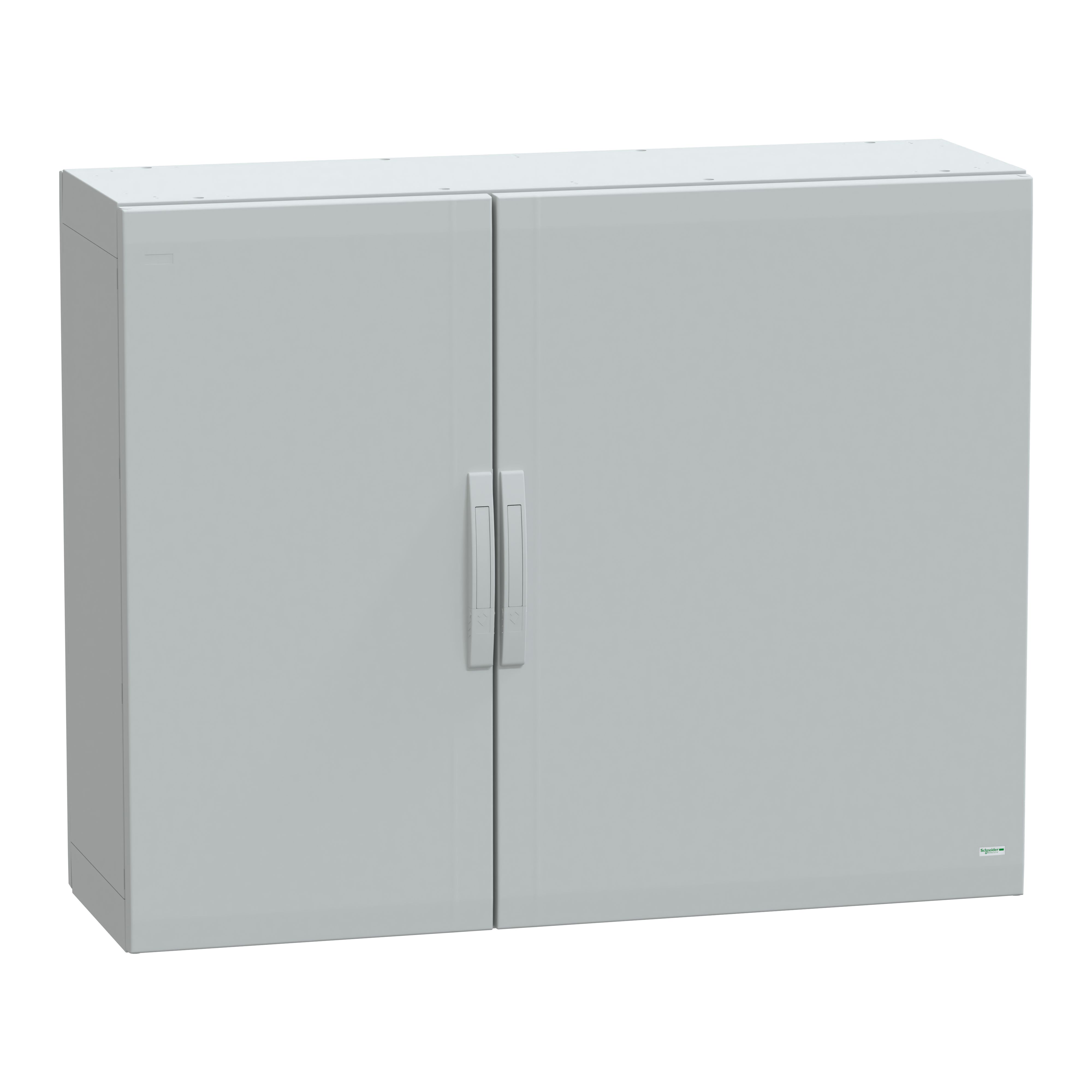 Schneider Electric PanelSeT Series Fibreglass Reinforced Polyester Double-Door-Door Floor Standing Enclosure, Opaque
