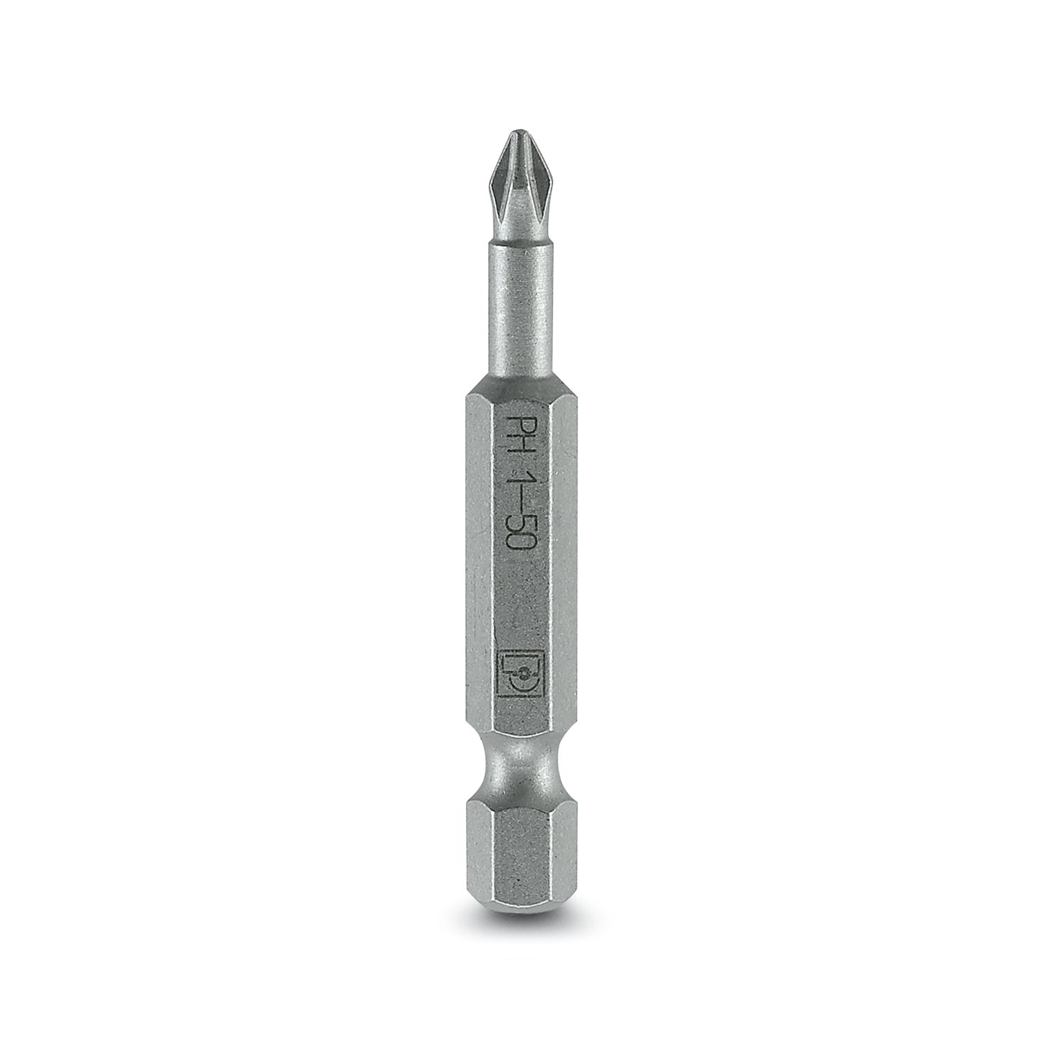 Phoenix Contact Phillips Driver Bit, Ph 1 x 50 mm Tip, 1/4 in Drive, Phillips Drive, 50 mm Overall