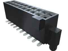 Samtec SFC Series Straight Surface Mount PCB Socket, 50-Contact, 2-Row, 1.27mm Pitch, Solder Termination