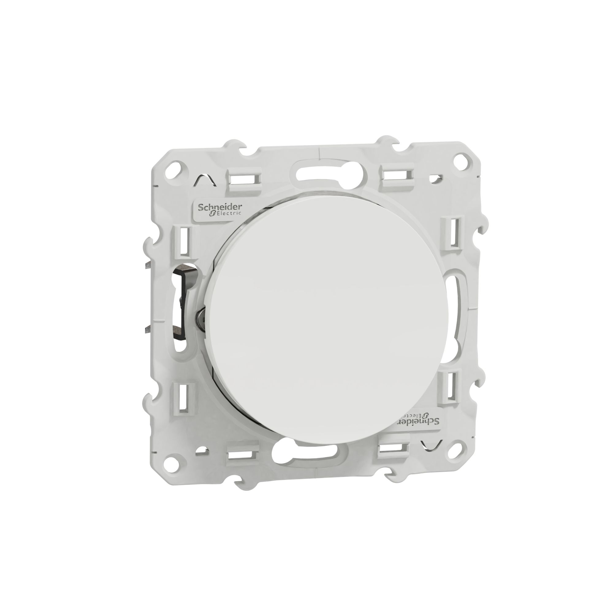 Schneider Electric White Push Button Light Switch, 1 Gang, Odace
