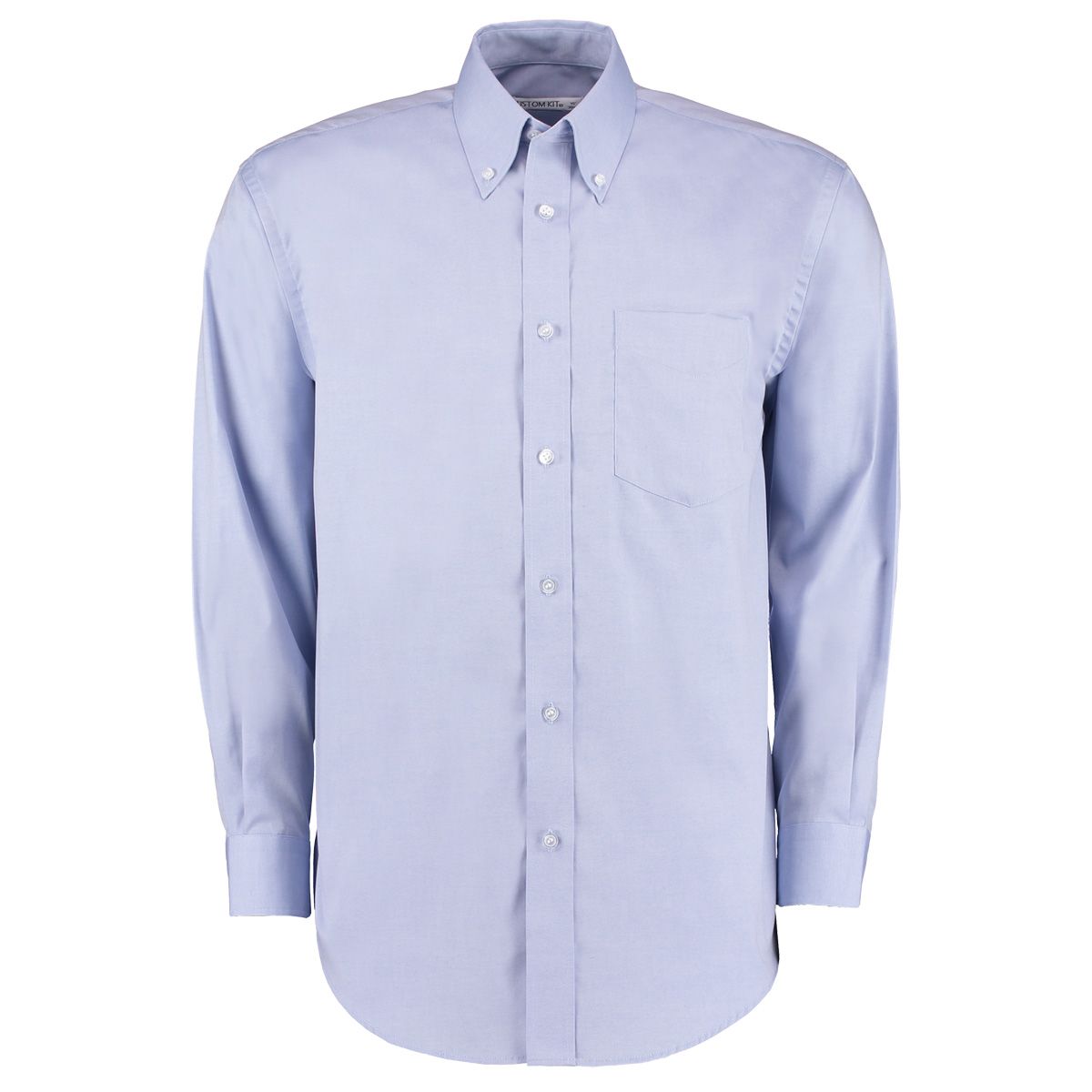 Kustom Kit KK105 Light Blue Cotton, Polyester Shirt