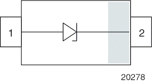 Vishay VTVS5V0ASMF-M3-08, Uni-Directional TVS Diode, 400W, 2-Pin DO-219AB