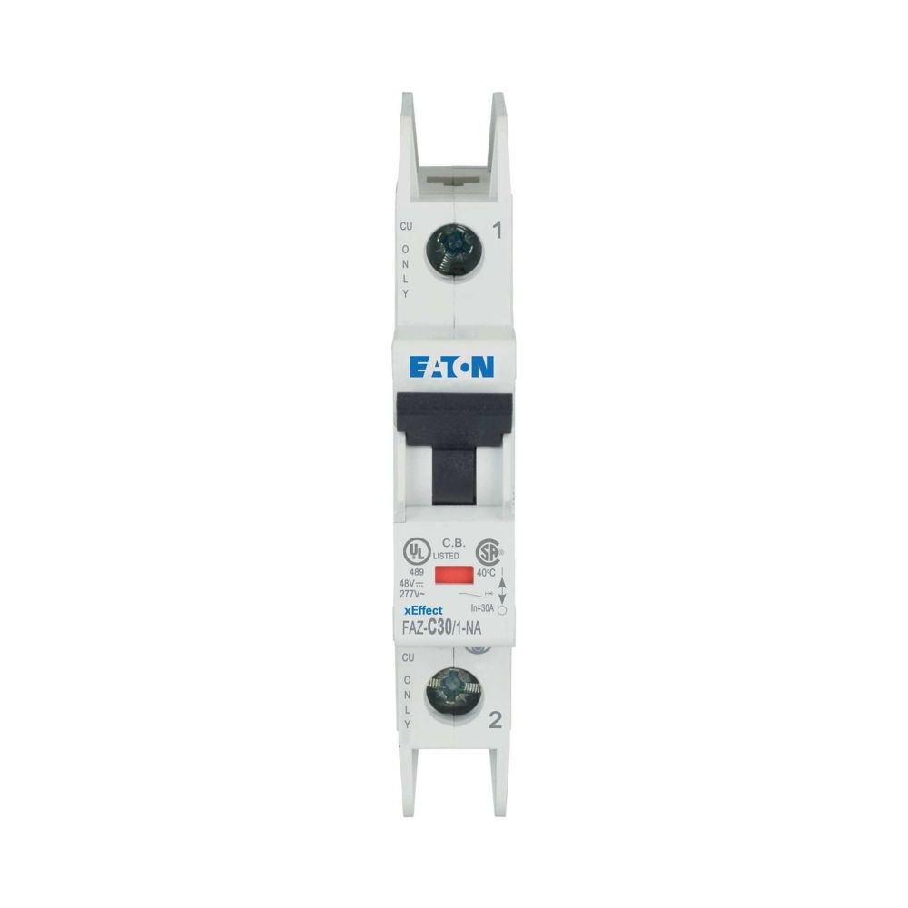 Eaton xEffect MCB, 1P, 30A Curve C, 240 → 415V AC, 48V DC, 10 kA Breaking Capacity