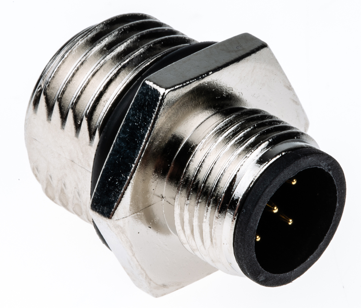 TE Connectivity Circular Connector, 5 Contacts, Panel, M12 Connector, Plug, Male, IP67, M12 Series