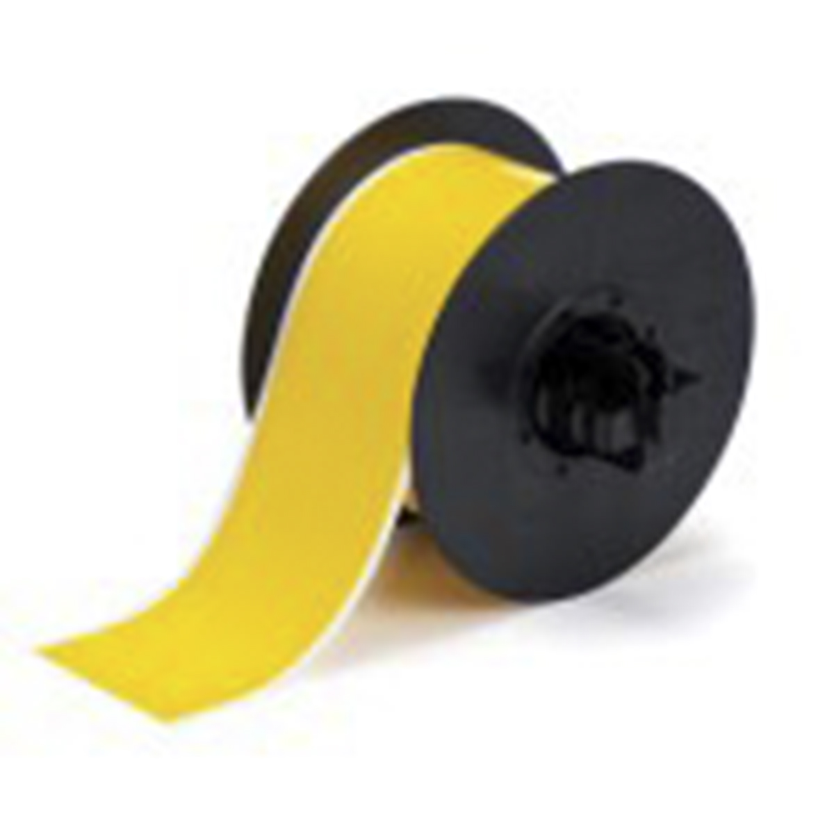 Brady B-7569 Vinyl Yellow Label Roll, 1 Roll Qty