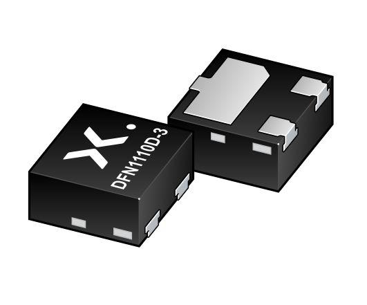 Nexperia PDTA124XQBZ 3 PNP Digital Transistor, -100 mA, -50 V DFN1110D-3