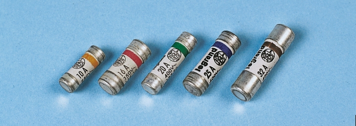 Legrand 6A F Ceramic Cartridge Fuse, 8.5 x 23mm