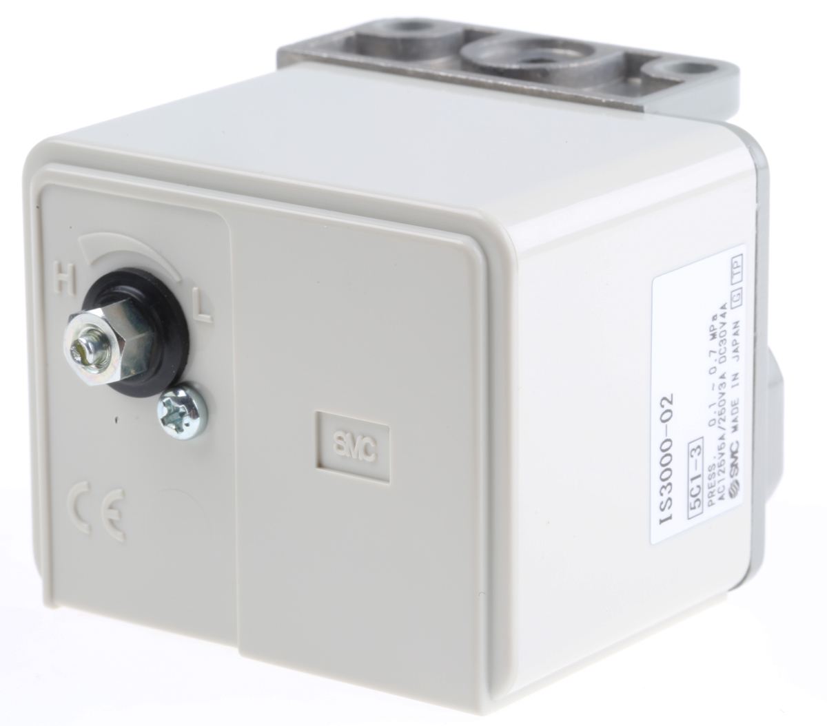 SMC Pressure Switch, Rc 1/4 0.8 MPa