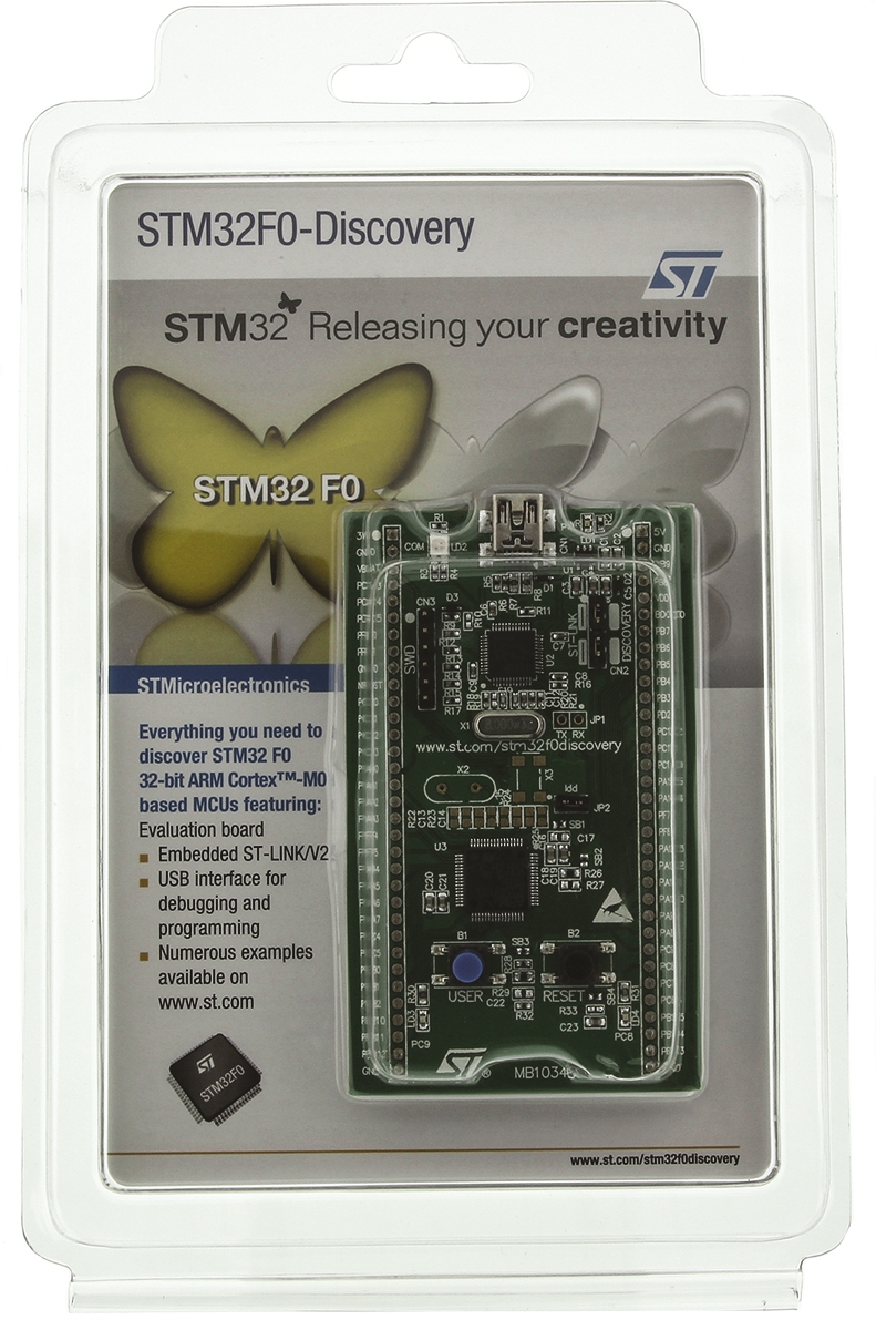 STMicroelectronics Discovery MCU Development Kit STM32F0DISCOVERY