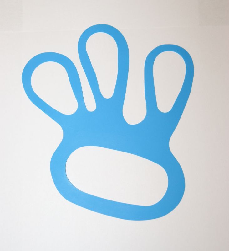 Topdog Blue Polyurethane Glove, Size One Size