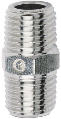 SMC 25 Series Bulkhead Threaded Adaptor, R 1/2 Male to R 1/2 Male, Threaded Connection Style
