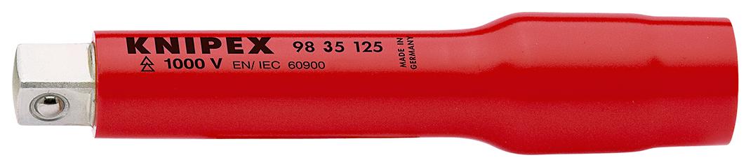 Knipex 3/8 in Square Extension Bar, 125 mm Overall