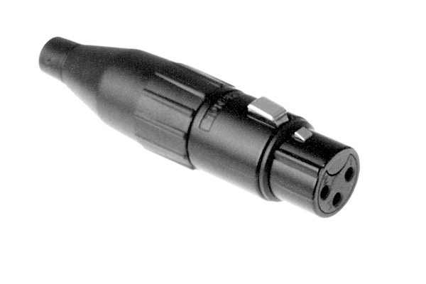 Amphenol Industrial Cable Mount XLR Connector, Female, IP40, 133 V, 3 Way, Silver Plating