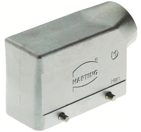 HARTING Han EMC Heavy Duty Power Connector Hood, M20 x 1.5 Thread, Side Entry