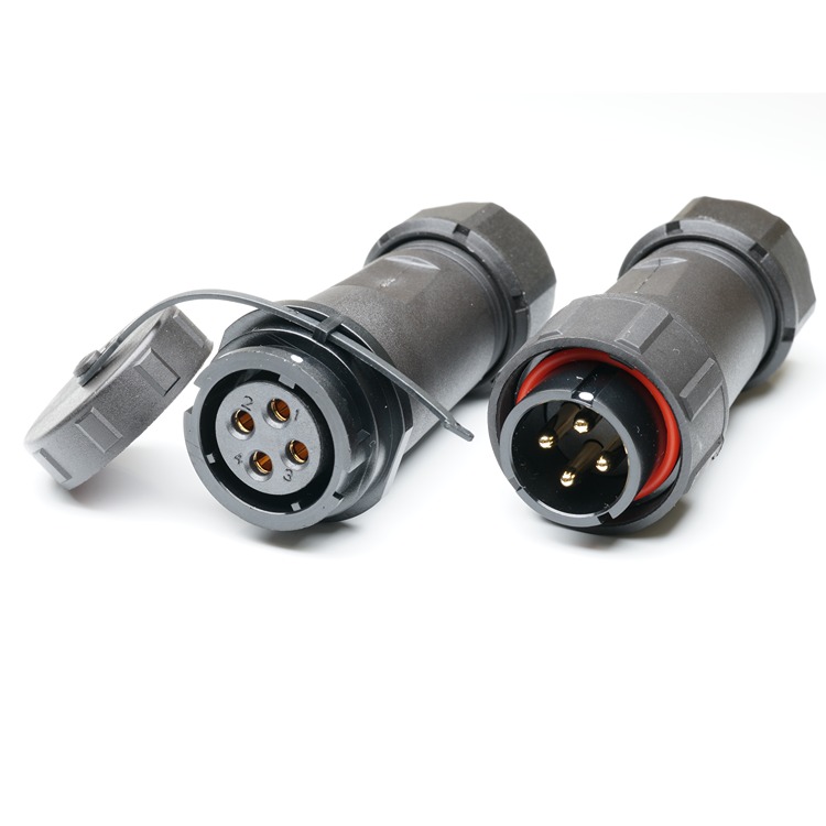 RS PRO Circular Connector, 4 Contacts, In-Line Cable Mount, SY21 Connector, Plug, Socket, Male/Female, IP68, SY21 Series