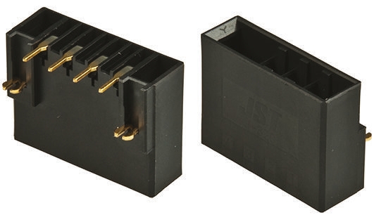 JST JFA J300 Series Right Angle Through Hole PCB Header, 3 Contact(s), 5.08 mm Pitch, 1 Row, Shrouded