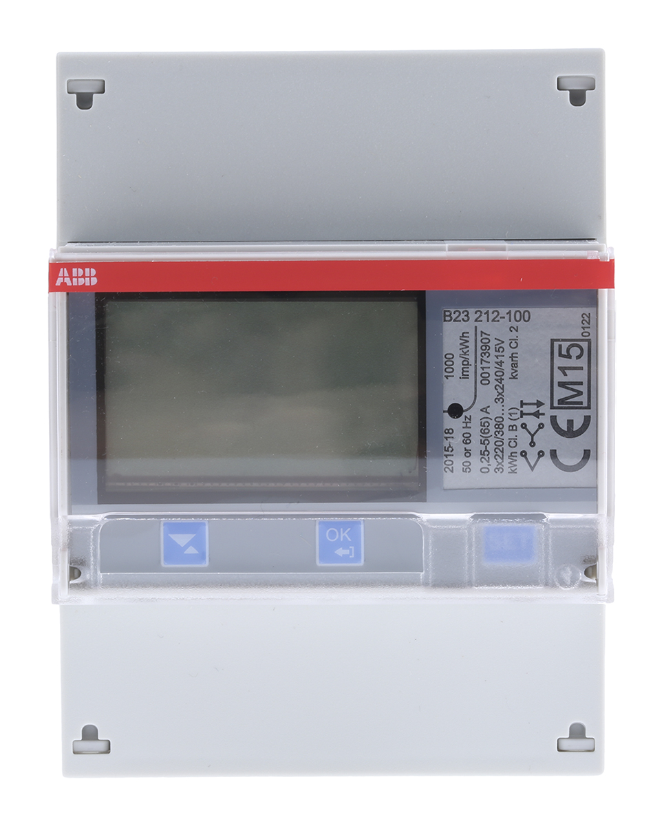ABB 3 Phase LCD Energy Meter