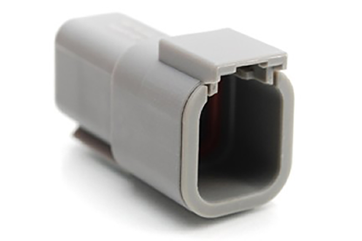 Amphenol Industrial, ATM Automotive Connector Socket Grey Cable Mount 6 Way, Crimp Termination ATM04-6P