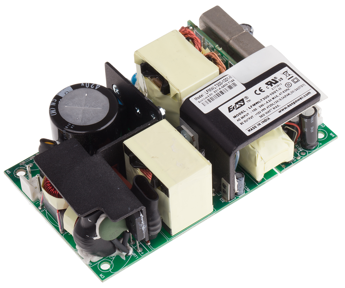 EOS Switching Power Supply, LFMWLT300-1001-II, 12V dc, 15A, 300W, 1 Output, 90 → 264V ac Input Voltage