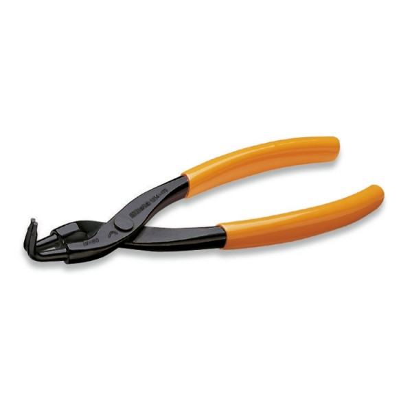 BETA Circlip Pliers, 290 mm Overall, Bent Tip, 30mm Jaw