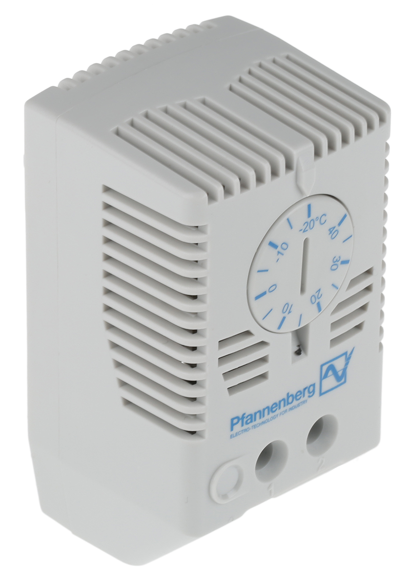 Pfannenberg FLZ NO Enclosure Thermostat, 120 V ac, -20 → +40 °C