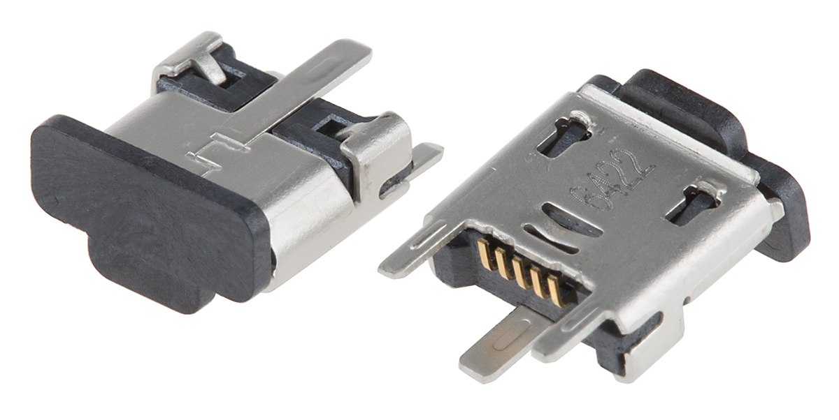 Molex Straight, SMT, Socket Type B USB Connector