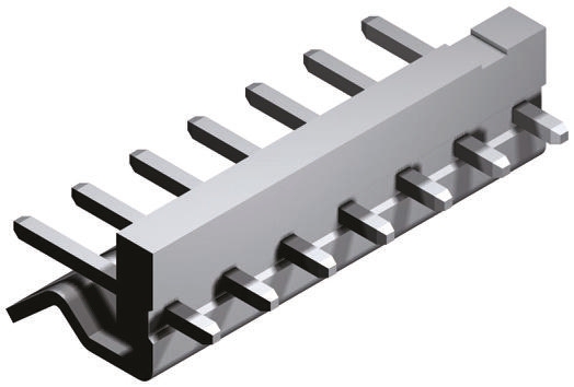 Molex SPOX Series Straight Through Hole Pin Header, 6 Contact(s), 5.08 mm Pitch, 1 Row, Unshrouded
