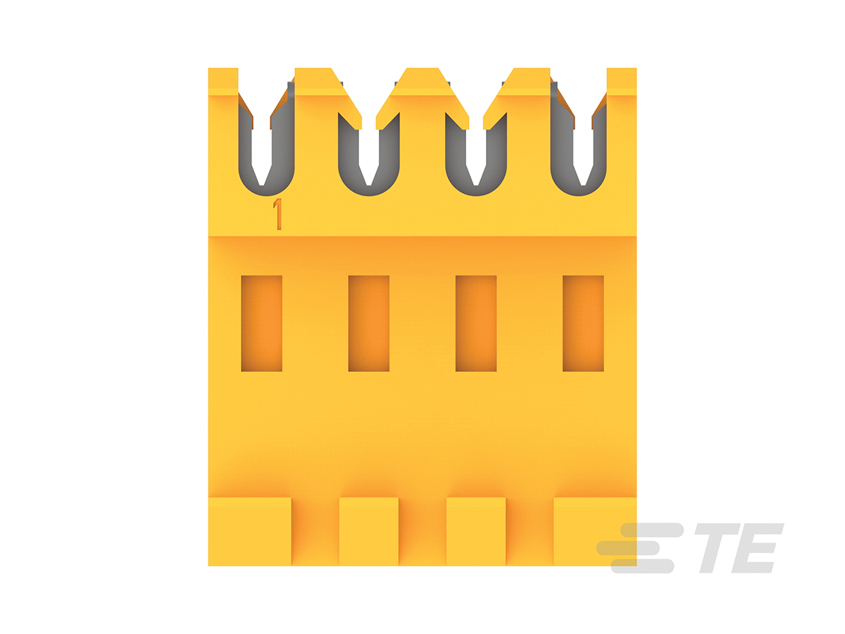 TE Connectivity 4-Way IDC Connector Socket, 1-Row