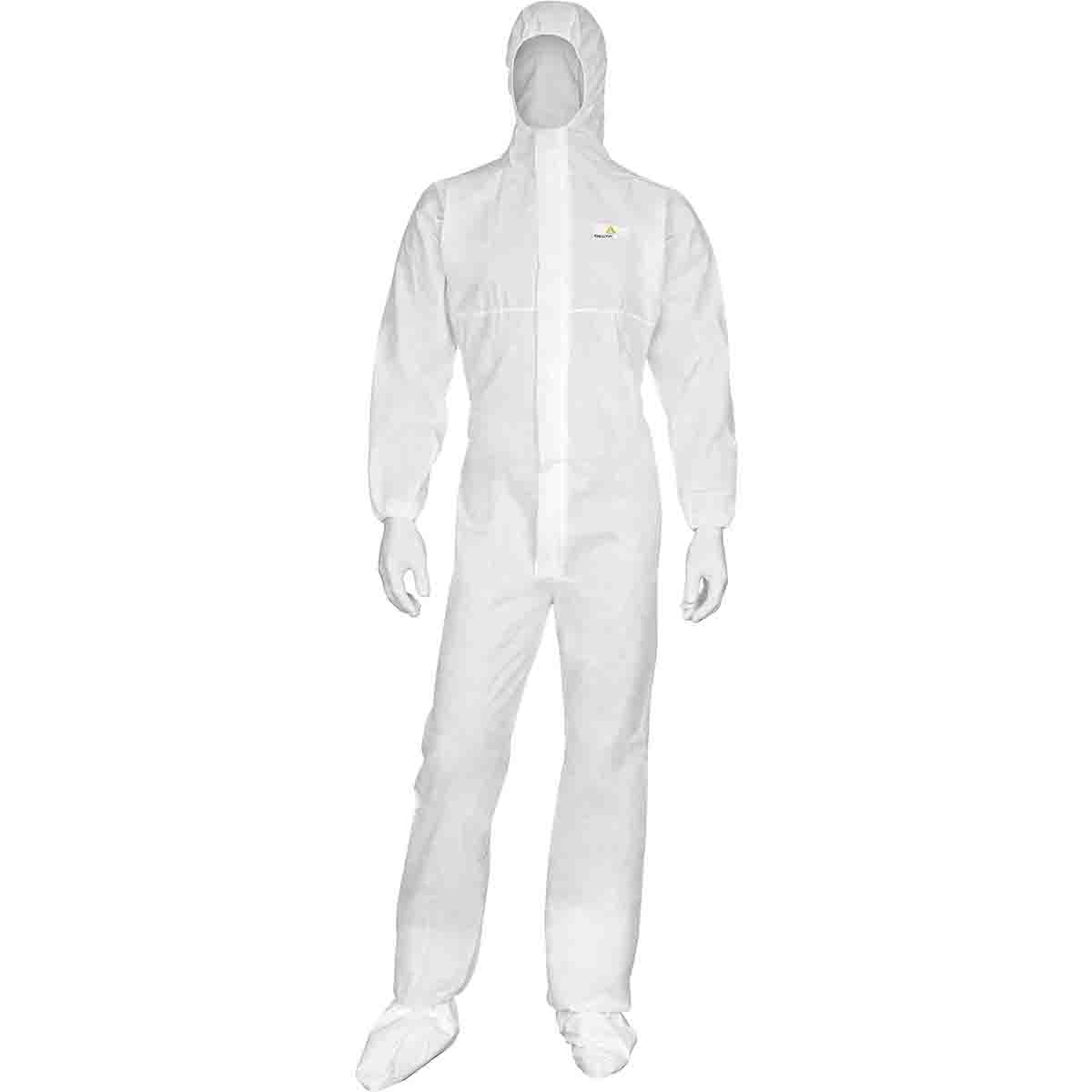 Delta Plus White Non-Woven Overall, XXL