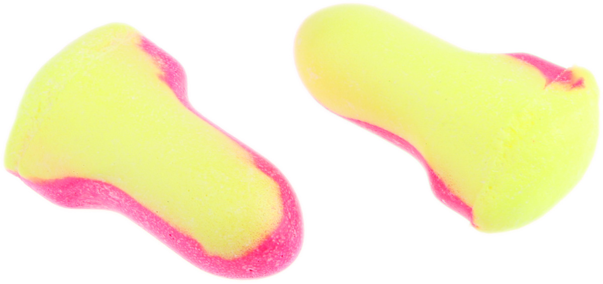 Honeywell Safety Pink, Yellow Disposable Uncorded Ear Plugs, 35dB Rated, 500 Pairs