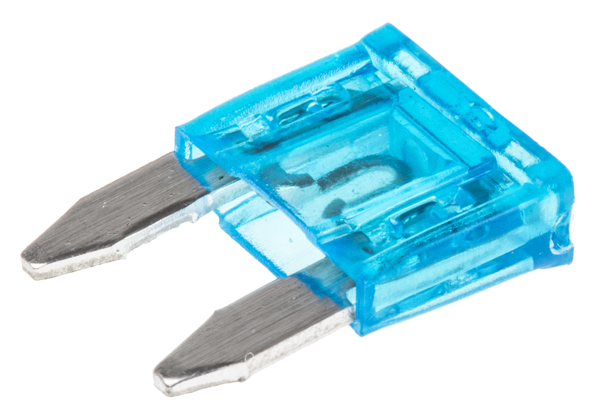 RS PRO 15A Blue Blade Car Fuse, 32V dc