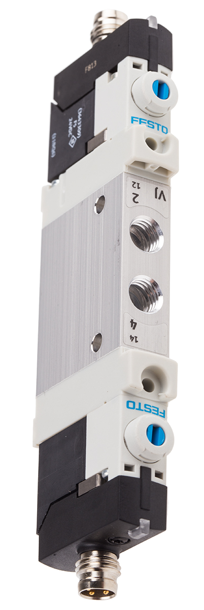 Festo 5/2 Solenoid Valve - Solenoid/Solenoid M7 VUVG Series 24V dc, 8042552