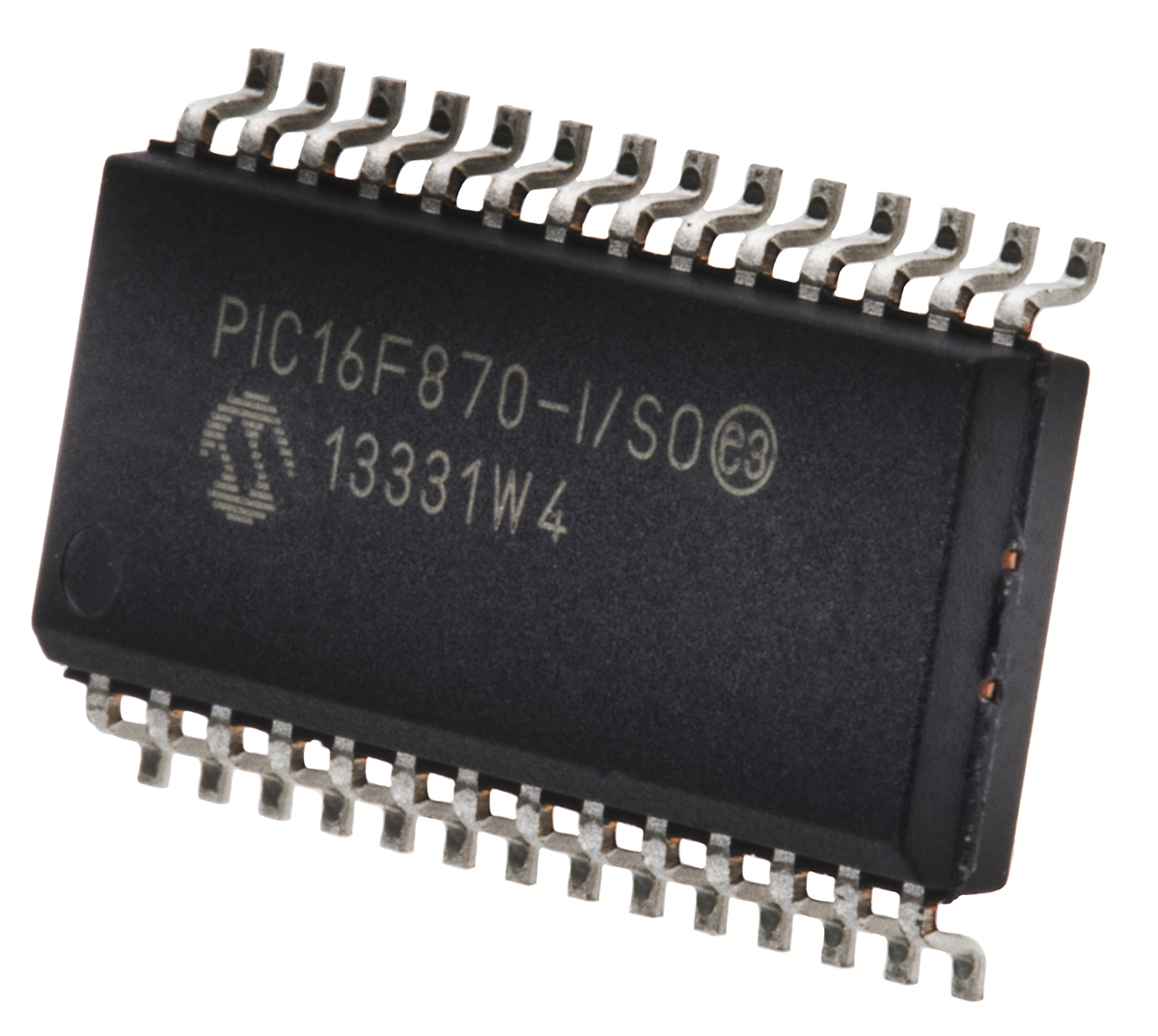 Microchip PIC16F870-I/SO, 8 bit PIC, PIC16F870 Microcontroller, 20 MHz, 3.5kB FLASH, 28-Pin SOIC