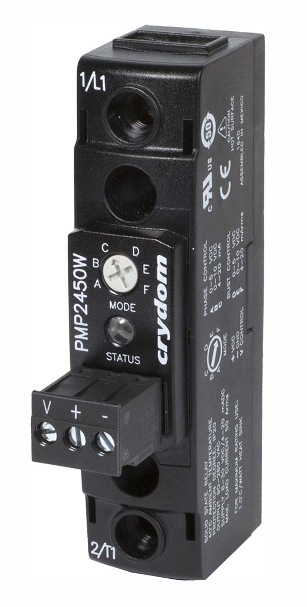 Sensata Crydom PMP Series Solid State Relay, 25 A Load, Panel Mount, 280 V ac Load, 10 V dc Control