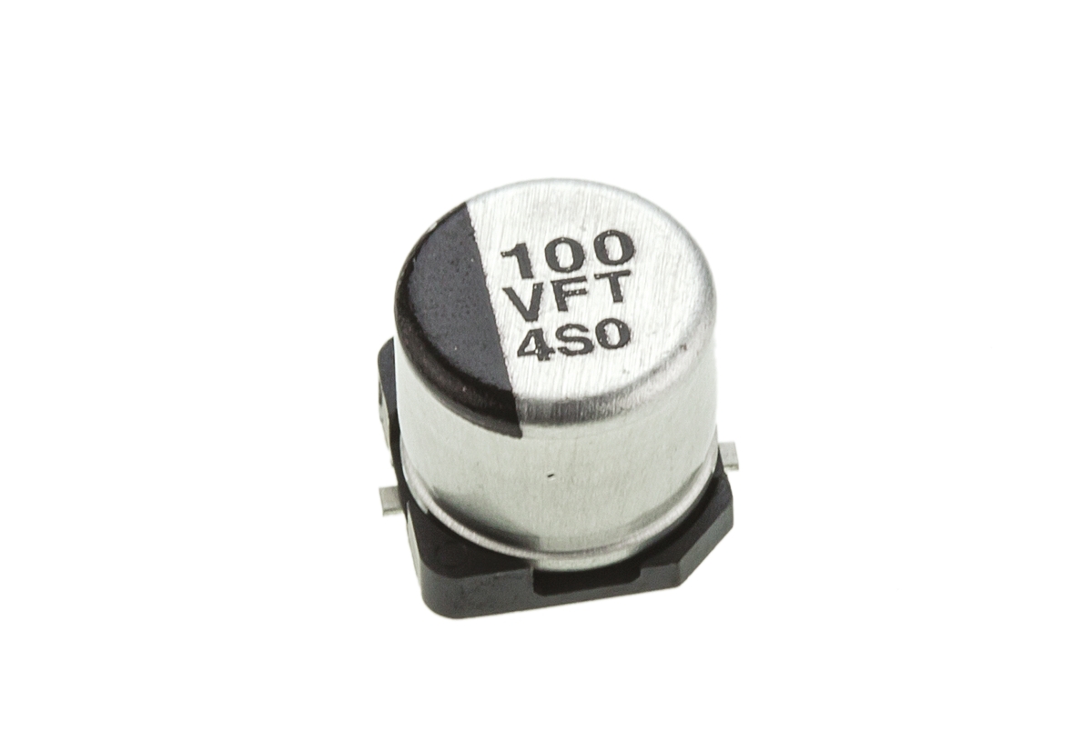 Panasonic 100μF Aluminium Electrolytic Capacitor 35V dc, Surface Mount - EEEFT1V101AP