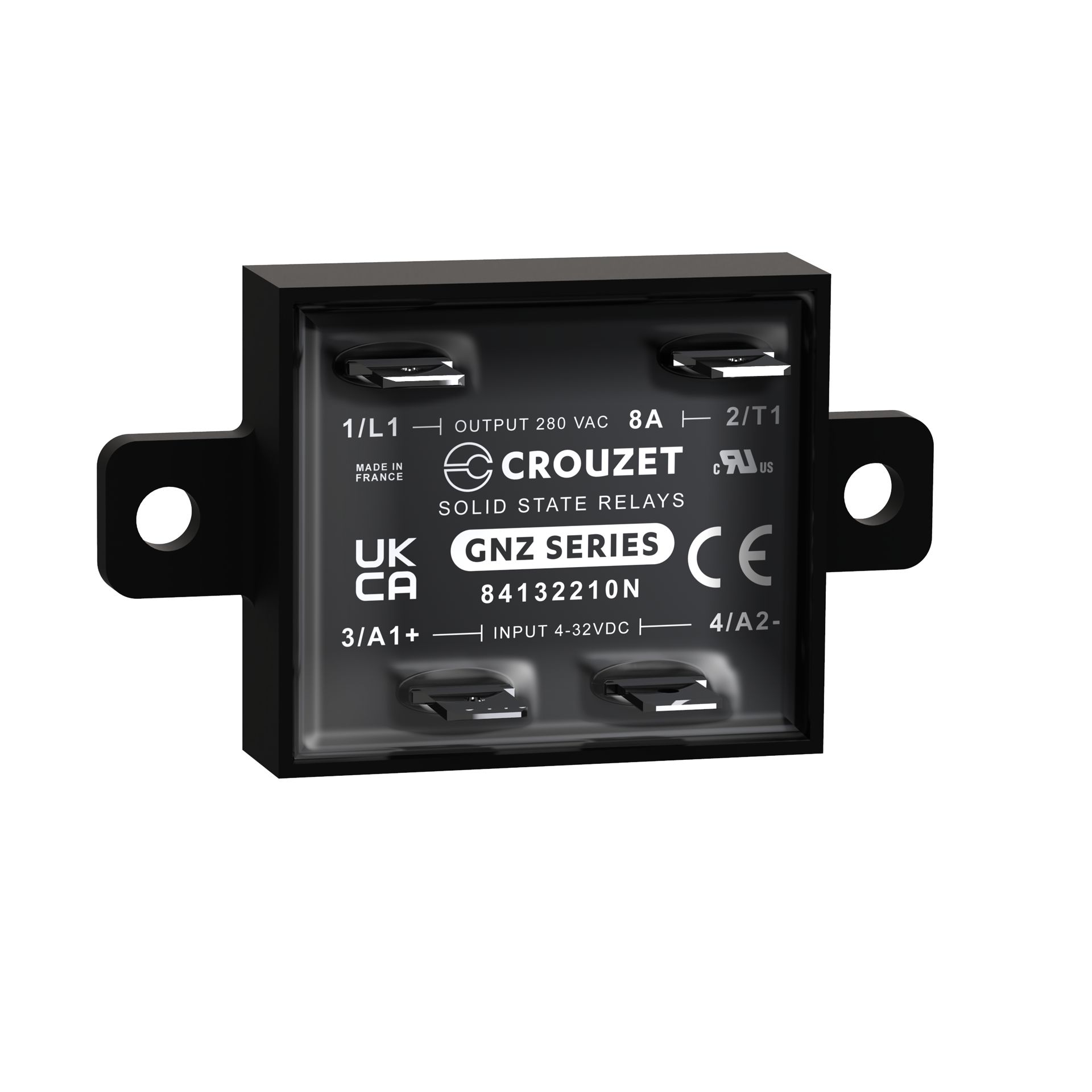 Crouzet GNZ Series Solid State Relay, 8 A Load, Panel Mount, 280 Vrms Load, 32 Vdc Control