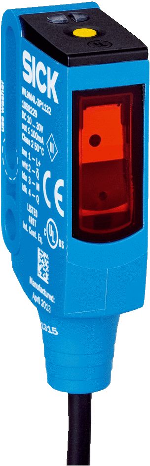 SICK Retroreflective Photoelectric Sensor, Rectangular Sensor, 12 mm Detection Range