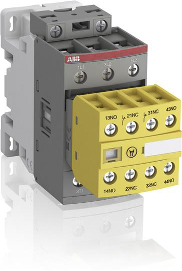 ABB Jokab AFS Contactor, 100/250 V ac/dc Coil, 3-Pole, 50 A, 9 kW 24 V, 3 NO, 600V