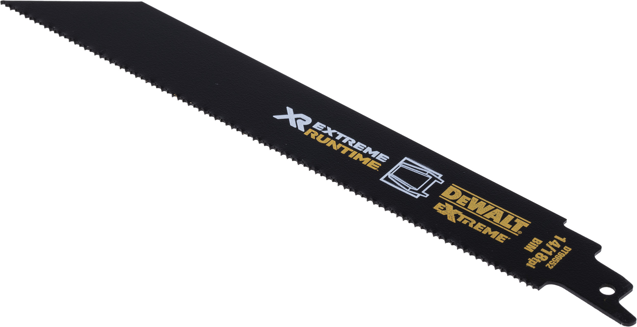 DeWALT, 14 → 18 Teeth Per Inch 203mm Cutting Length Reciprocating Saw Blade, Pack of 5