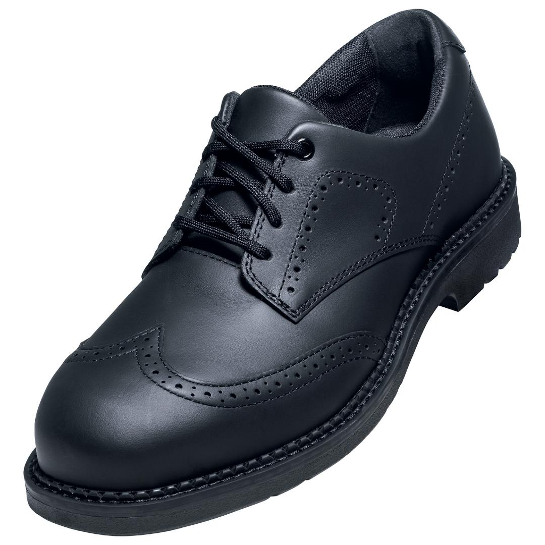 uvex 1 business Men's Black Stainless Steel Toe Capped Low safety shoes, UK 10, EU 44