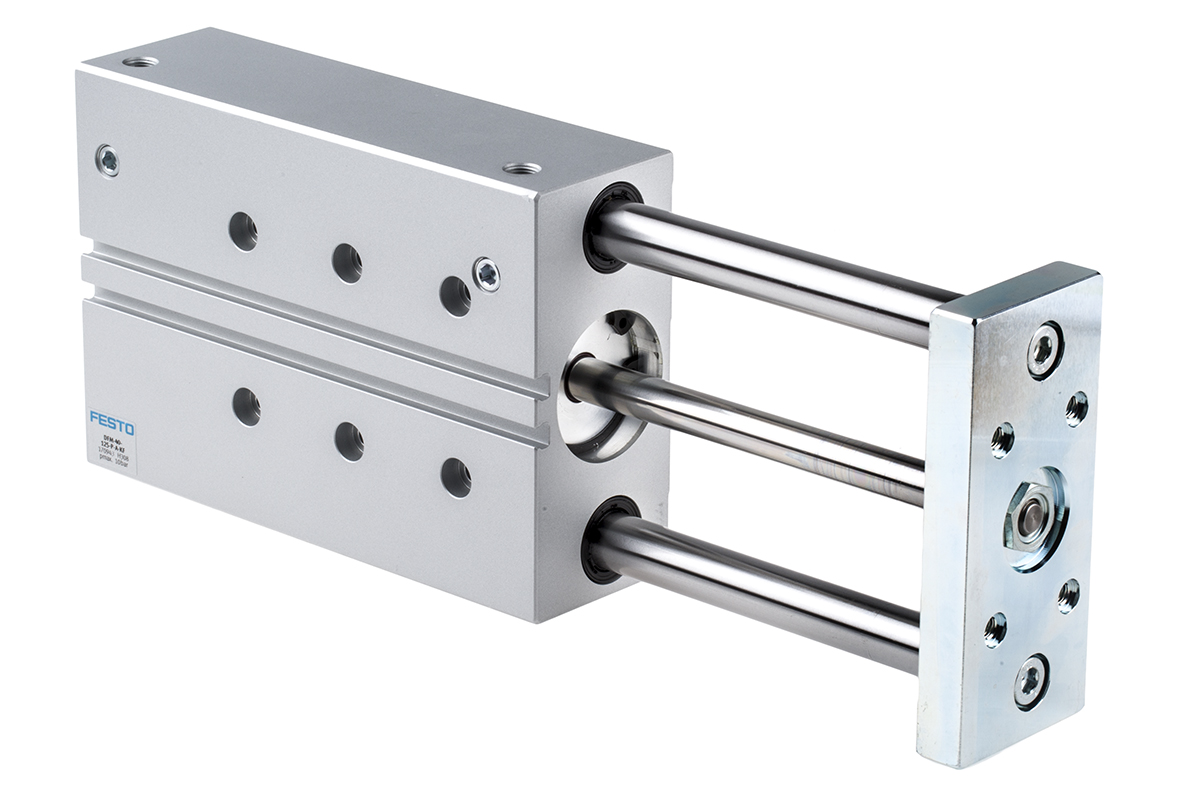 Festo Pneumatic Guided Cylinder - 170943, 40mm Bore, 125mm Stroke, DFM Series, Double Acting