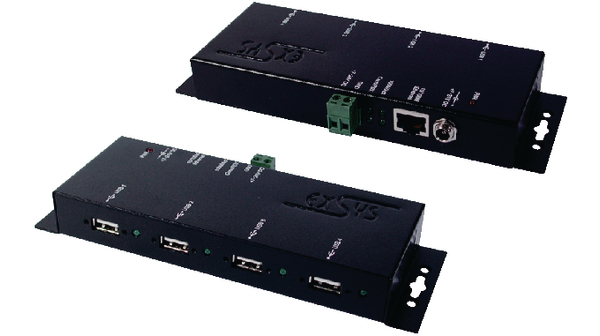 Exsys Serial Device Server, 1 Ethernet Port, USB 2.0 Interface