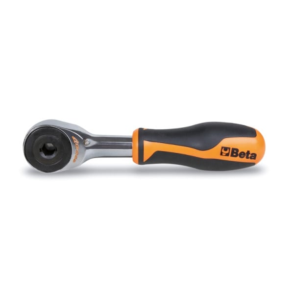 BETA 860/58 1/4 in Round Ratchet with Rotator Handle, 126 mm Overall