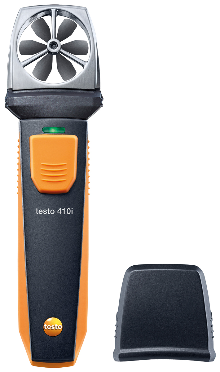 Testo 410i NTC, Vane Anemometer, 30m/s Max, Measures Air Velocity, Temperature